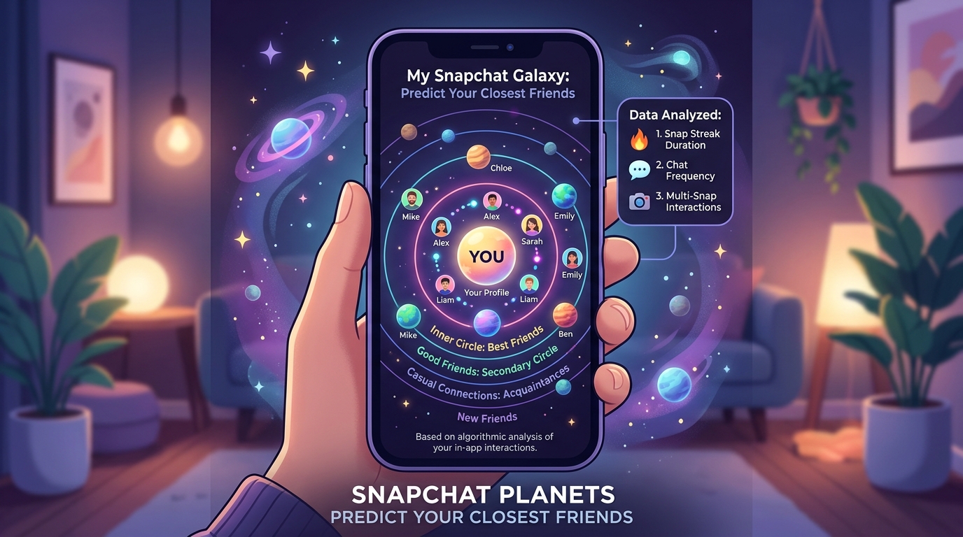 Snapchat Planets Predict Your Closest Friends