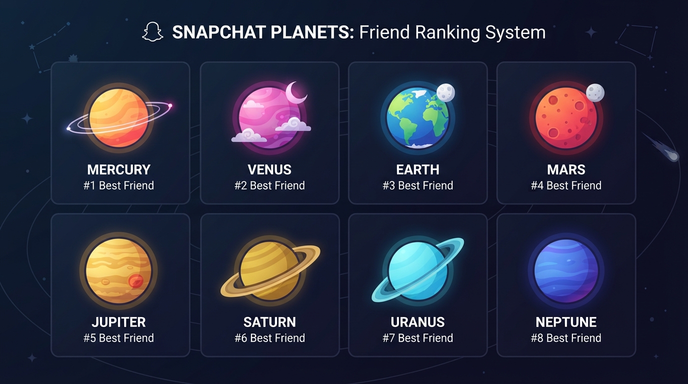 Snapchat Planets